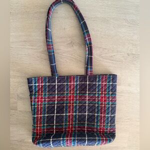 Vera Bradley Multicolor Plaid Quilted Tote